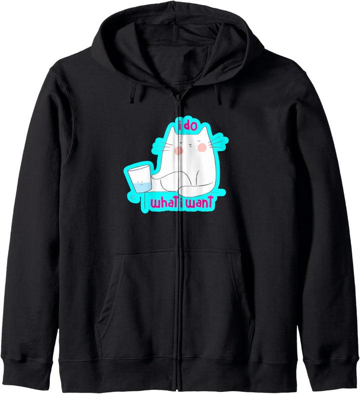 Crazy Pun Pet Lover Meow Geschenke Lustige Katze Kapuzenjacke