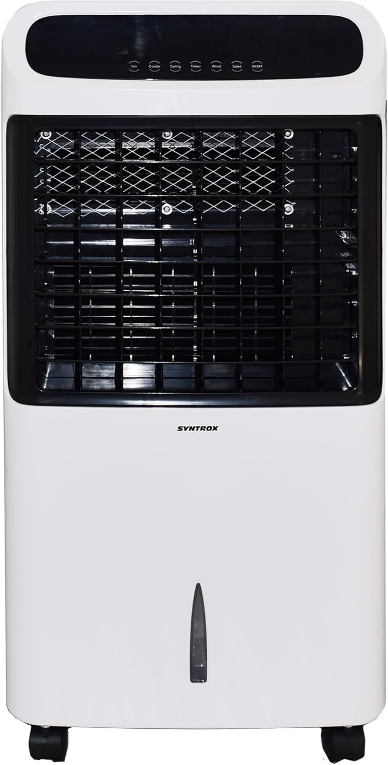 Syntrox Germany 4 in 1 Luftkühler Luftbefeuchter Lufterfrischer und Ventilator mit Touch Panel und F
