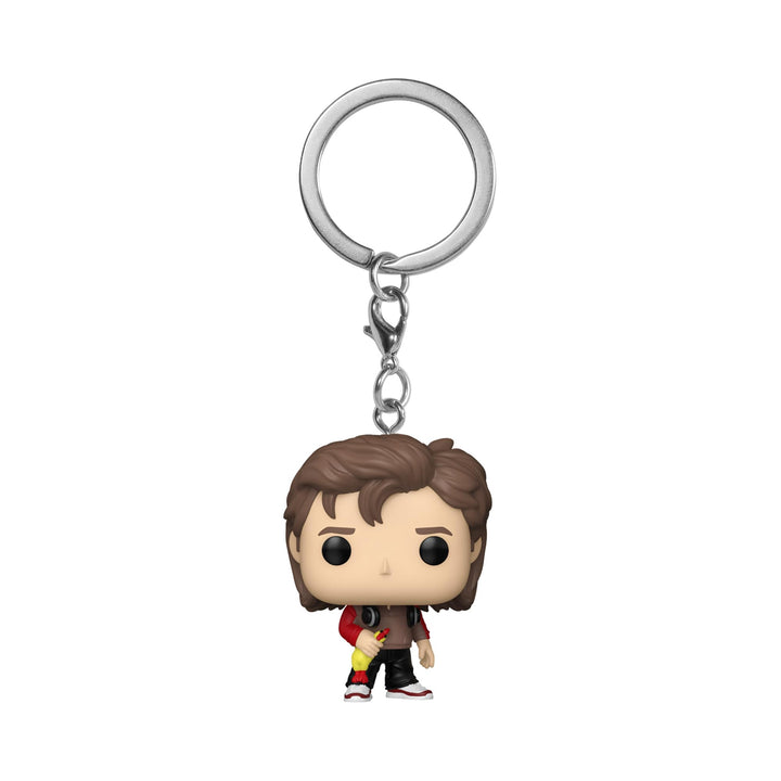 Funko POP! Keychain: Stranger Things Season 5 - Steve Harrington - Neuartiger Schlüsselanhänger - Vi
