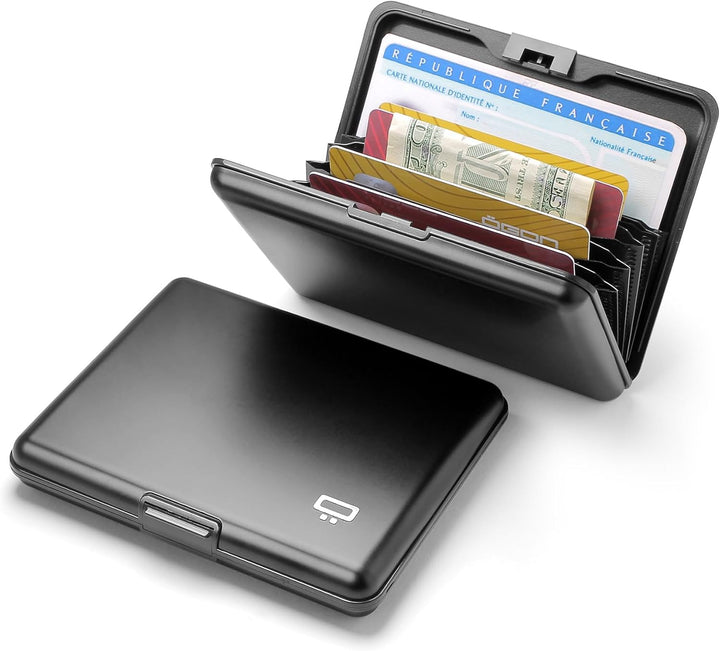 ÖGON Smart Wallets - Aluminium Geldbörse Big Stockholm - RFID Blockierung Kartenetui - Bis zu 10 Kar
