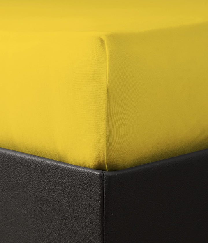 Bonne Nuit Elastan Spannbetttuch Baumwolle Stretch 220 g/m²- Steghöhe bis 40 cm Bettlaken für Boxspr