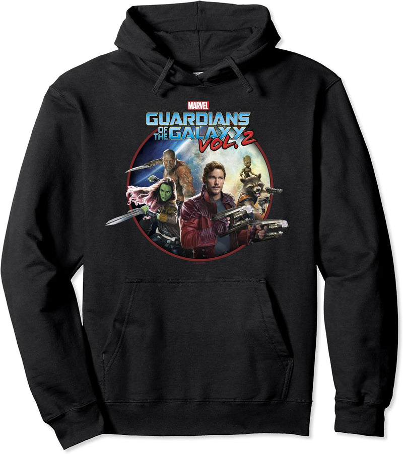 Marvel Guardians Of The Galaxy Vol. 2 Group Title Logo Pullover Hoodie