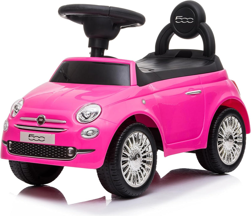 Rutschauto ab 1 Jahr, Kinderauto, Baby Auto, Lauflernhilfe mit Hupe und Motorengeräuschen (Rosa), Ro