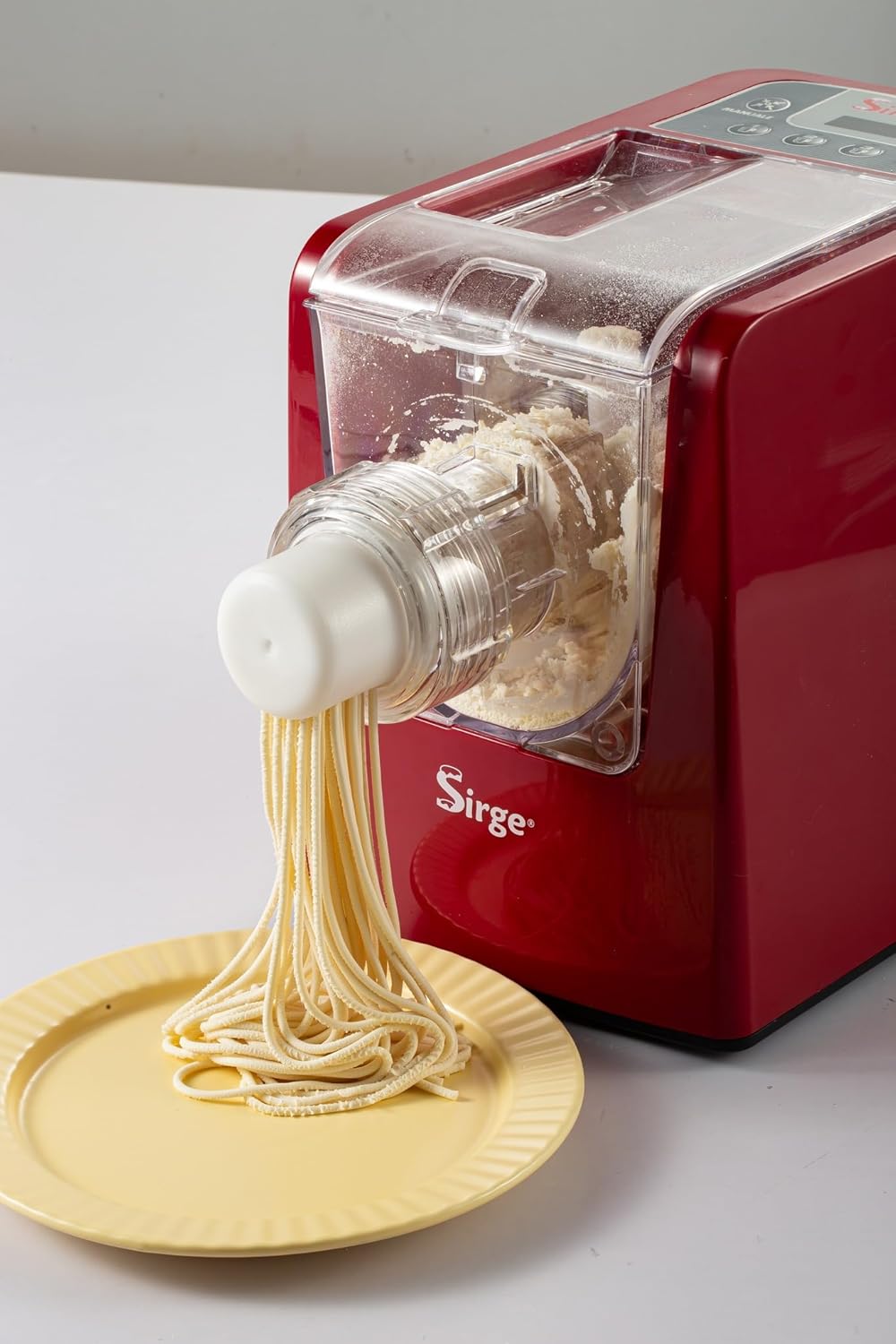 Sirge Pastamag44 Nudelmaschine 300 Watt – 44 Trafile – 900 g Pasta mit vertikaler Extrusion [nicht k