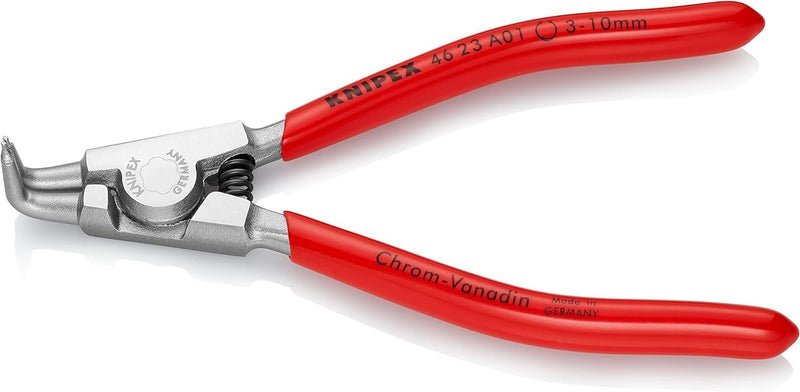 Knipex Sicherungsringzange für Aussenringe auf Wellen verchromt, mit Kunststoff überzogen 125 mm 46