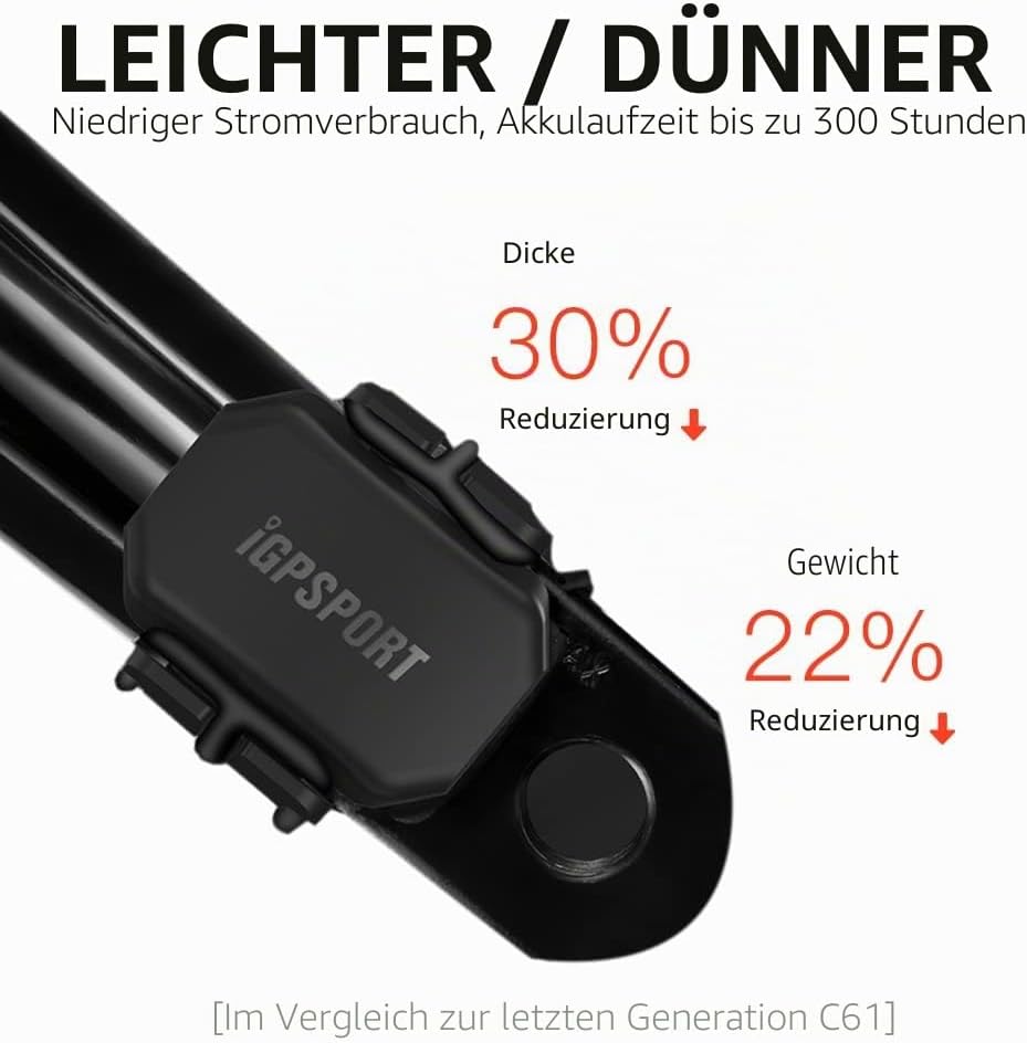 Bike Computer Wireless GPS, Bike Speedometer with 2.6 Inch Huge Screen Auto Backlight, 40H Battery L