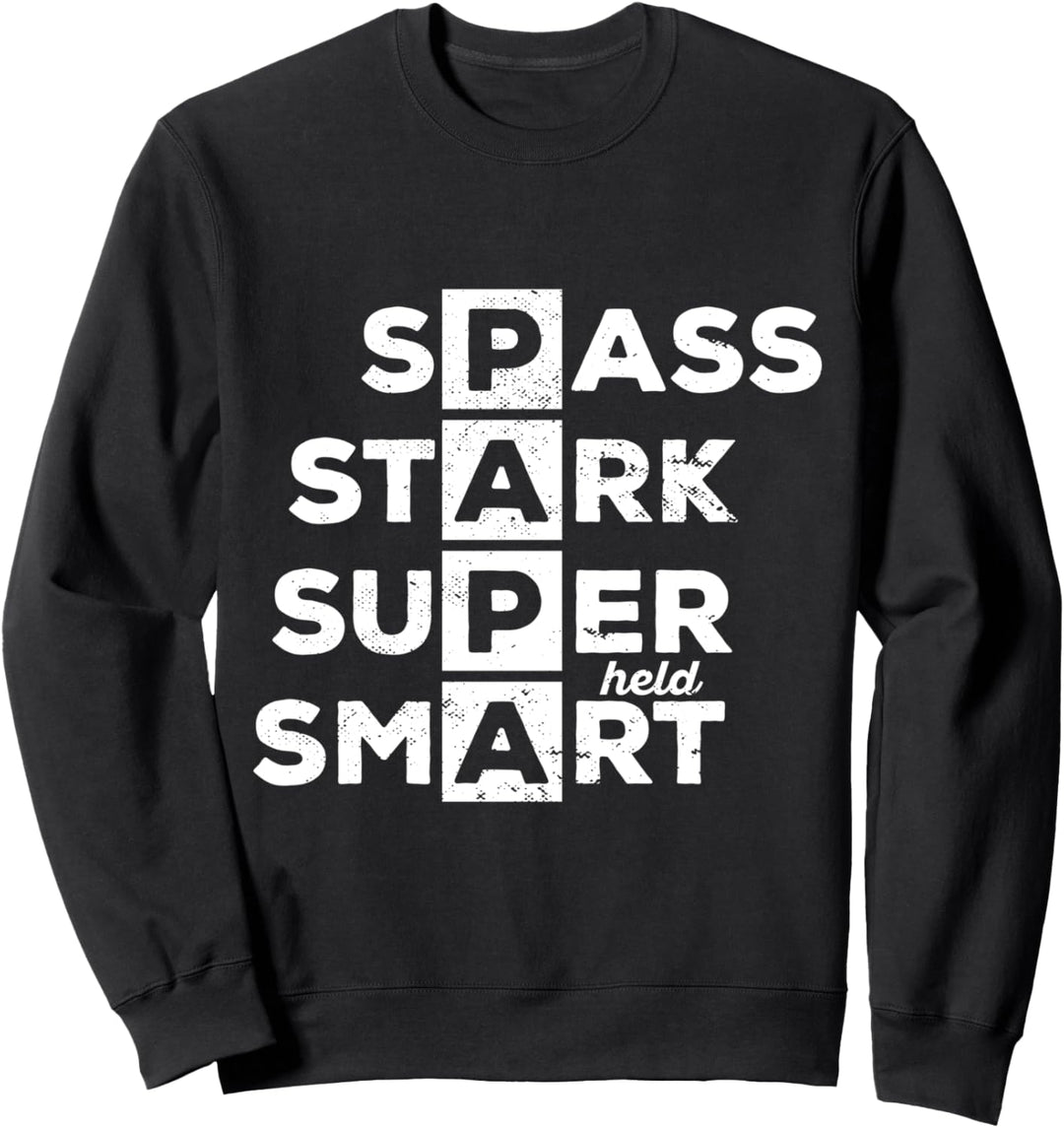 PAPA Lustiger Spruch zum Vatertag für stolze smarte Väter Sweatshirt