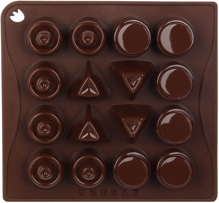 Dr. Oetker Silikon-Schokoladenform"Classic", Pralinenform für 16 Köstlichkeiten, aus hochwertigem Pl