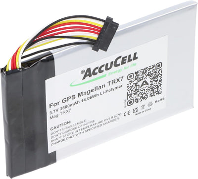 AKKU 3.7V 3.800mAh 14.06Wh Li-Polymer N496 für GPS Magellan TRX7