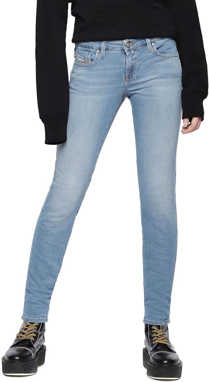 Diesel Damen Stretch Jogg Jeans Gracey-NE 084UA Slim Skinny blau (25)