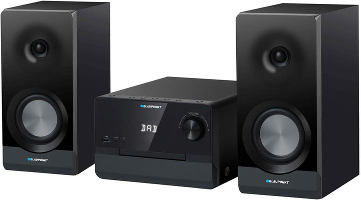 Blaupunkt MS49DAB Micro Stereo Installation mit DAB+ Bluetooth HDMI ARC CD USB FM Radio 100W RMS Opt
