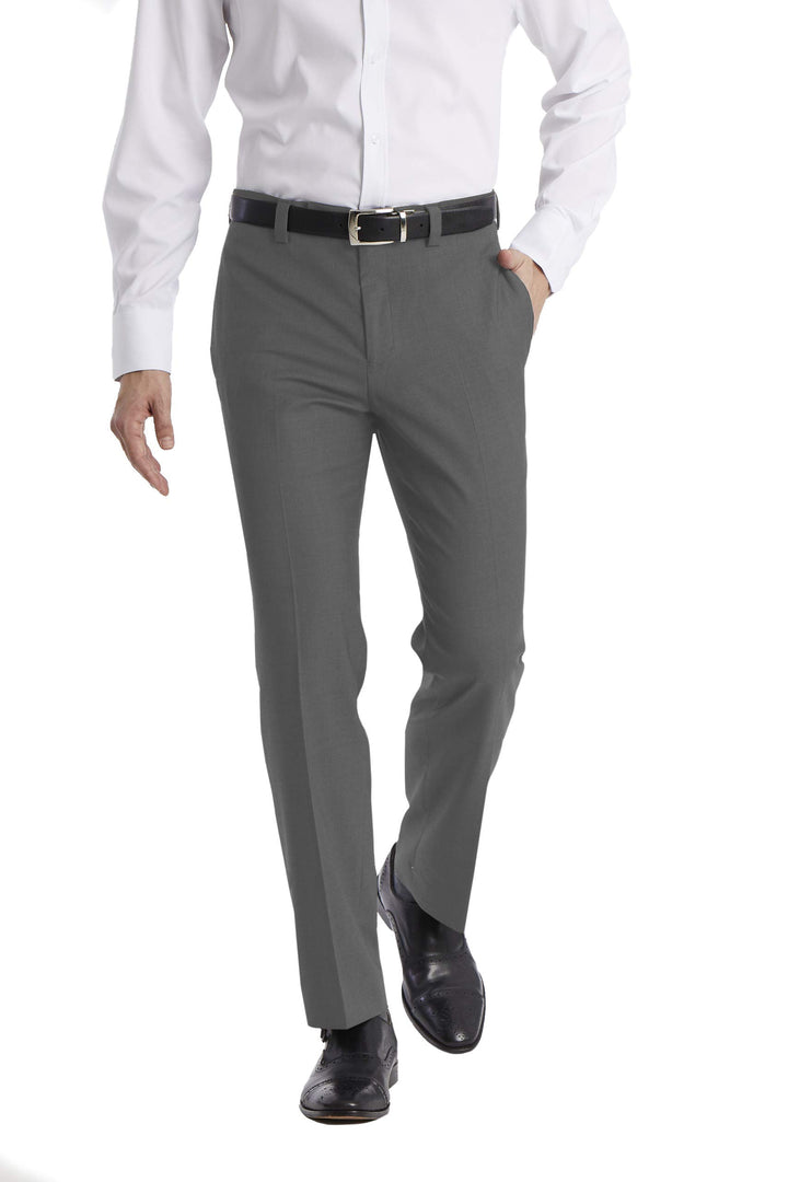 Calvin Klein Herren Moderne Passform Klassische Hose 36W / 30L Mittelgrau, 36W / 30L Mittelgrau