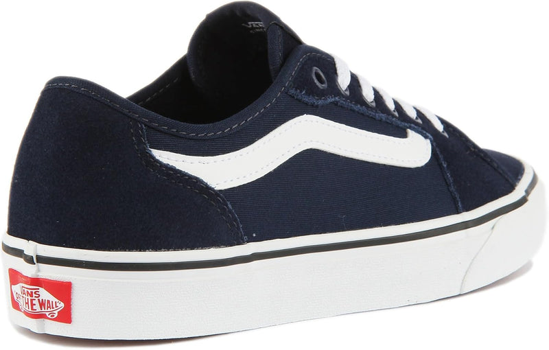 Vans Herren Filmore Decon Seasonal Sneaker 44 EU Suede Canvas Dress Blues White, 44 EU Suede Canvas