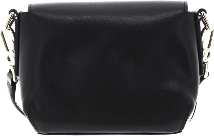 Mandarina Duck Damen Luna Schultertasche, 20x14,5x10 (L x H x W) Schwarz, Schwarz