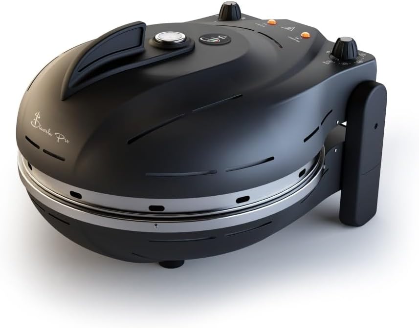 Elektrischer Pizzaofen DIAVOLA PRO V 3.0 + Keks für hohe Leistung – 100% Design und Patent Made in I