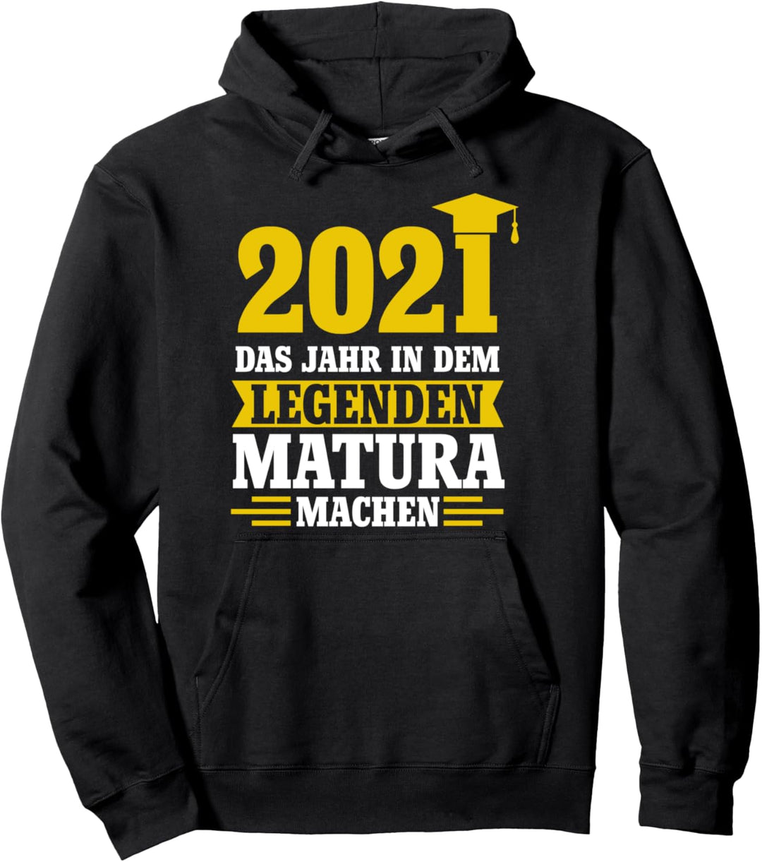 Matura 2021 Abschluss Prüfung Bestanden Pullover Hoodie