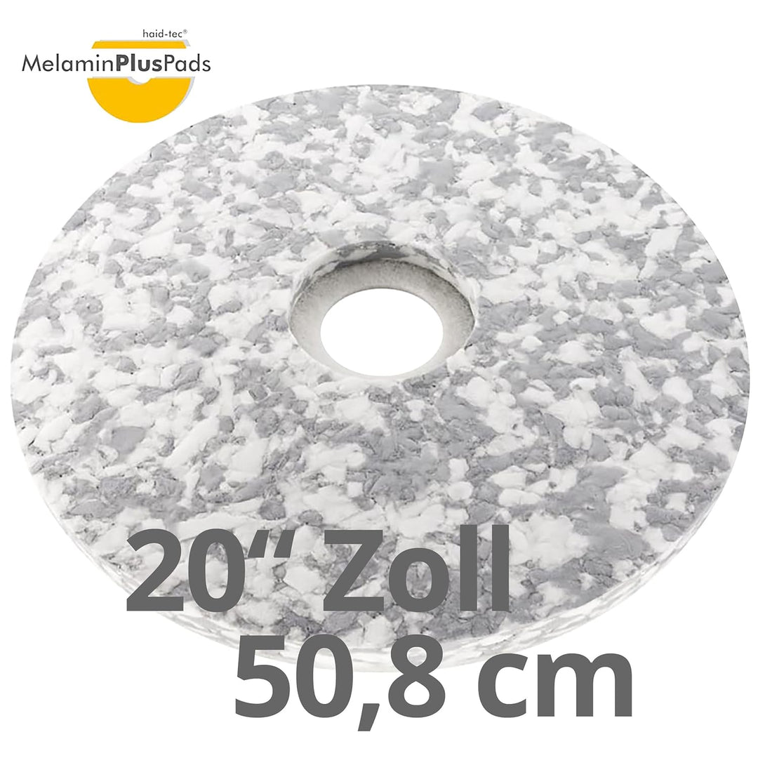 haid-tec MelaminPlusPad 20 Zoll / 508 mm, Pads für Scheuersaugmaschinen, Innenloch 85mm inkl. Ausspa