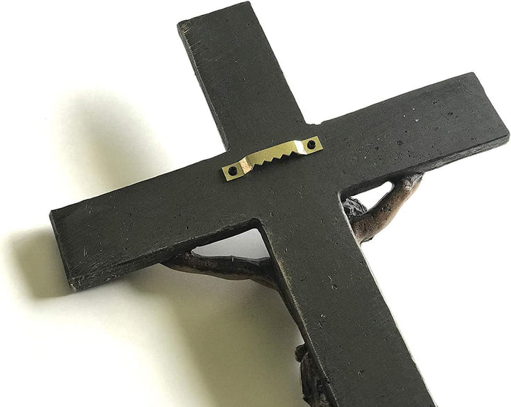 Jesus Christus Kruzifix Wandkreuz INRI Dekor 35,6 cm Kunstharz für Heimdekoration in einer Geschenkb