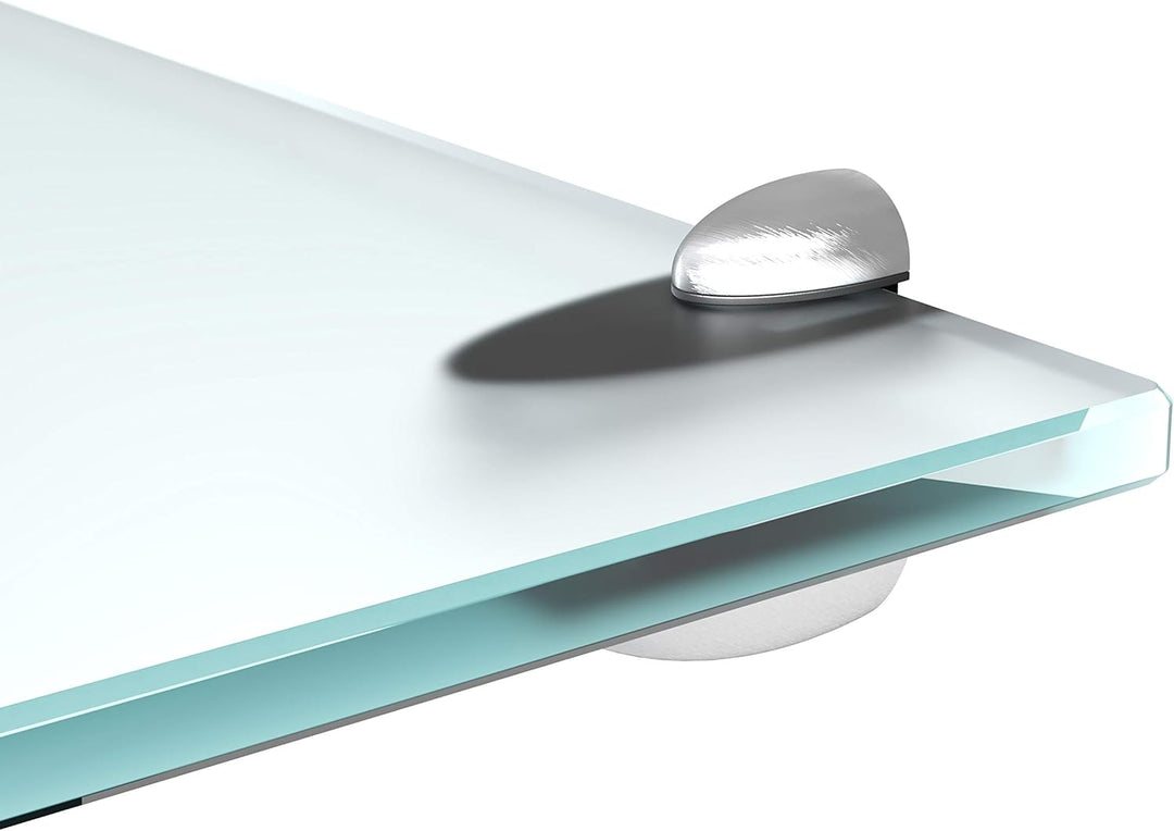 bijon Glasregal Glasablage Wandregal Glas Bad-Regal Glas Badezimmer Regal Badablage Ablageregal - 8m