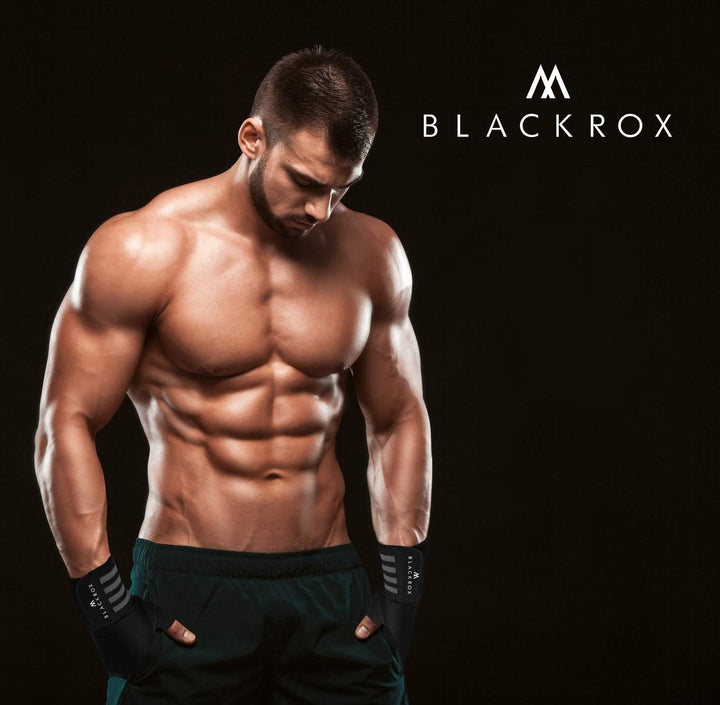 BLACKROX Trainingshandschuhe Vergleichssieger Fitness Handschuhe mit Handgelenkstütze Herren u. Dame
