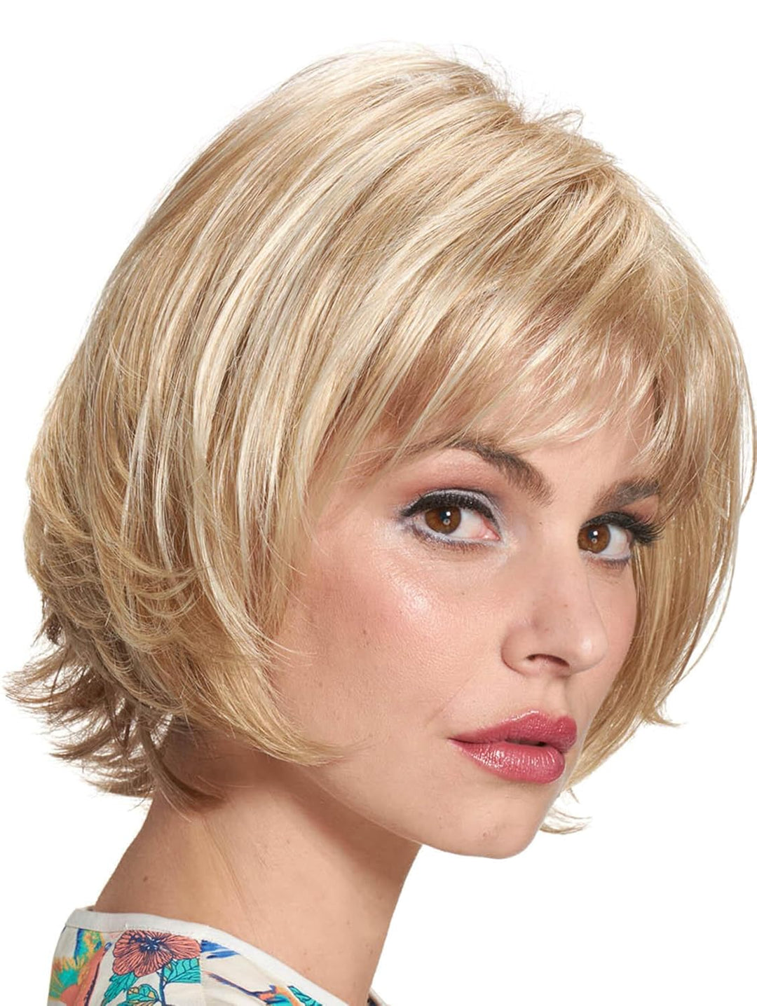 trendhair Perücke Maren aus hochwertigem Kunsthaar, wirkt wie Echthaar, in Hellblond/Sandblond, Nack