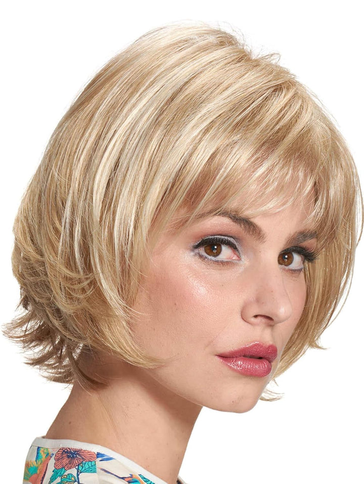 trendhair Perücke Maren aus hochwertigem Kunsthaar, wirkt wie Echthaar, in Hellblond/Sandblond, Nack