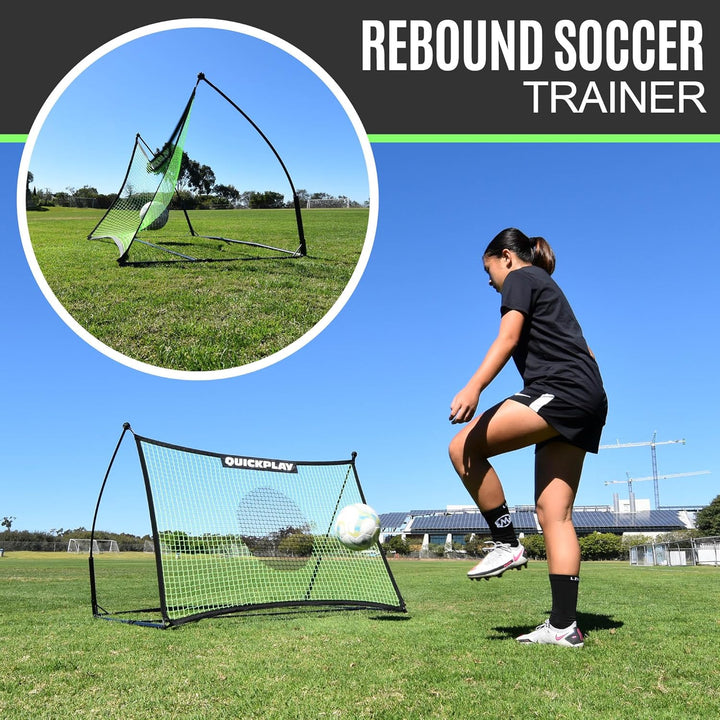 QUICKPLAY Spot Target TEKKERS Fussball-Rebounder, perfekt für Team- oder Solo-Fussballtraining 1) 1,