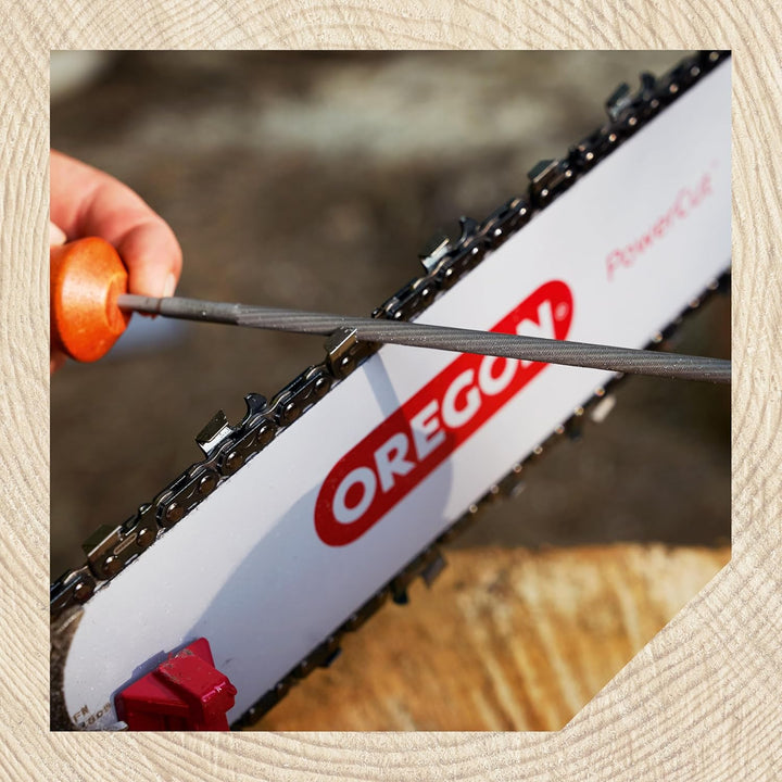 Oregon 70503 Rundfeile für Sägeketten 4,8mm 325 1,3mm 1,5mm u. 1,6mm Nut 12 Stück 4.8 Mm 3/16-4.8mm