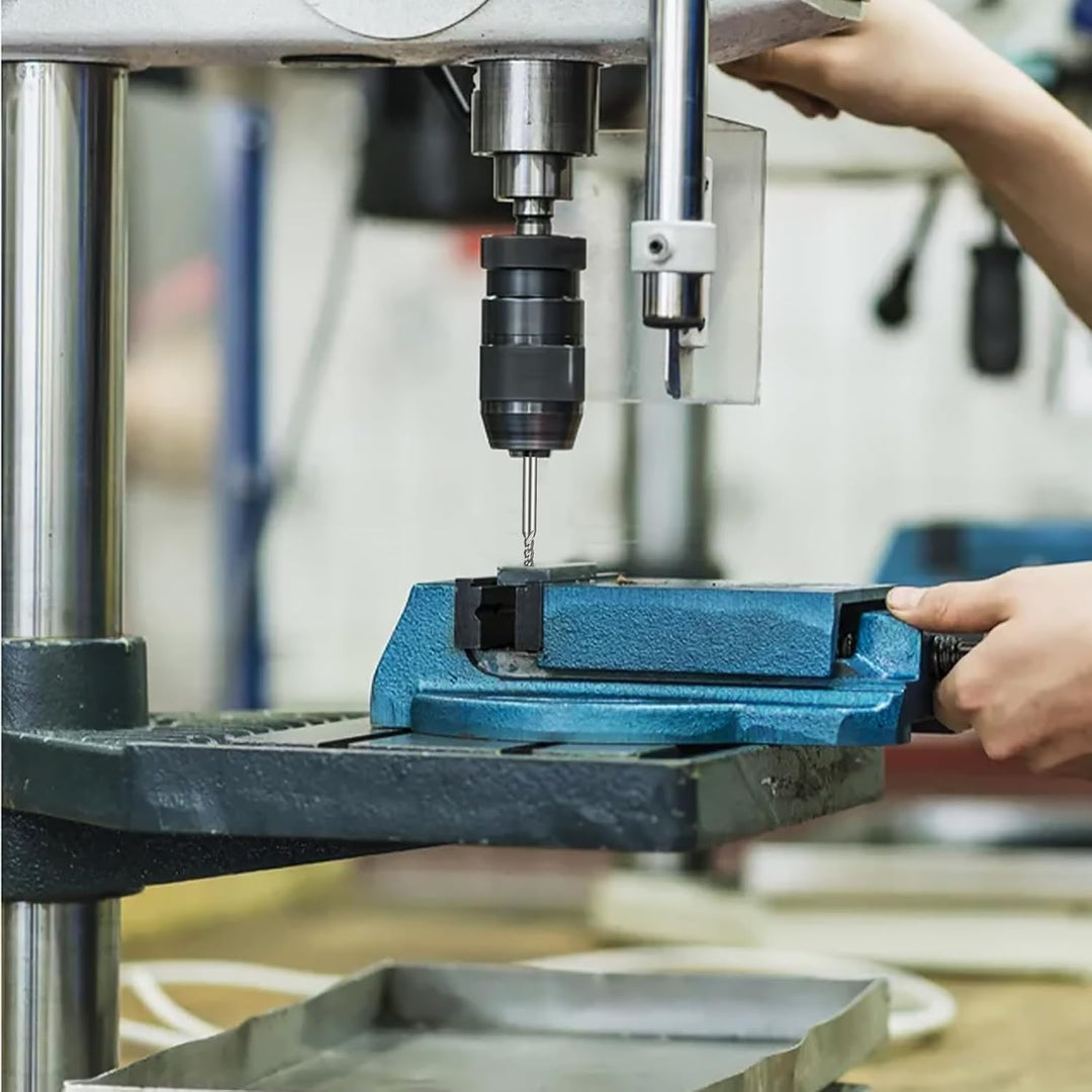 HSEAMALL10Stück Schaftfräser Set HSS Vierlippen Schaftfräser Metall CNC Fräser 4 Flöten Spiralfräser