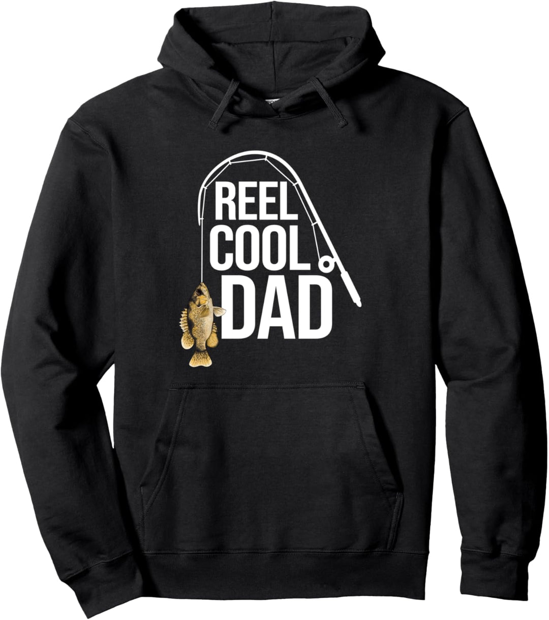 Rock Bass Fishing Dad Süsswasserangler Vatertag Grafikdesign Pullover Hoodie