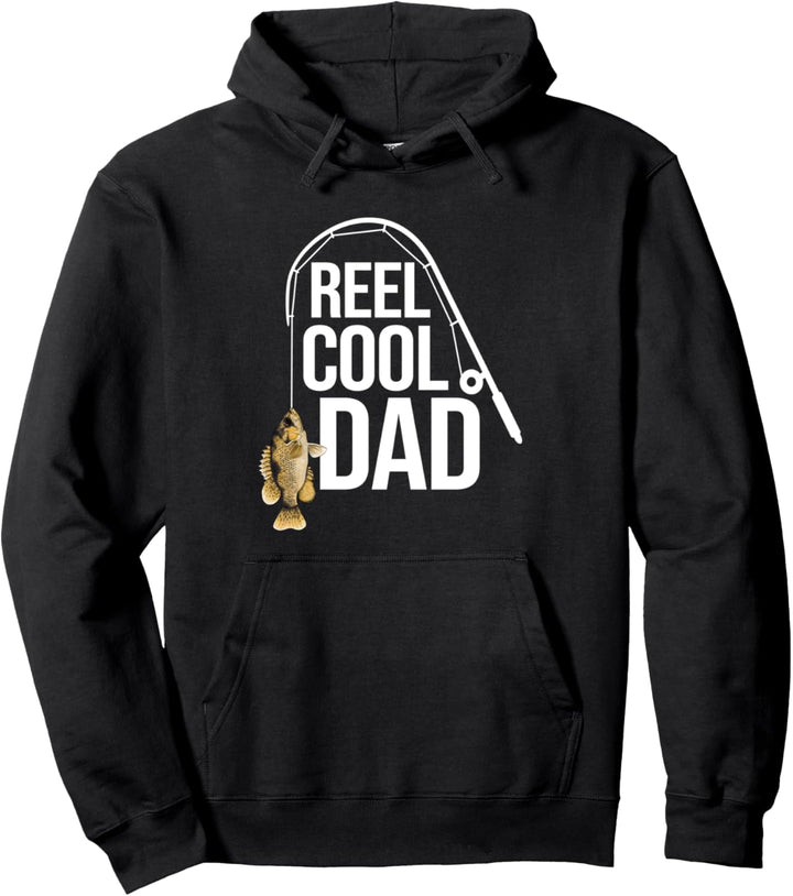 Rock Bass Fishing Dad Süsswasserangler Vatertag Grafikdesign Pullover Hoodie