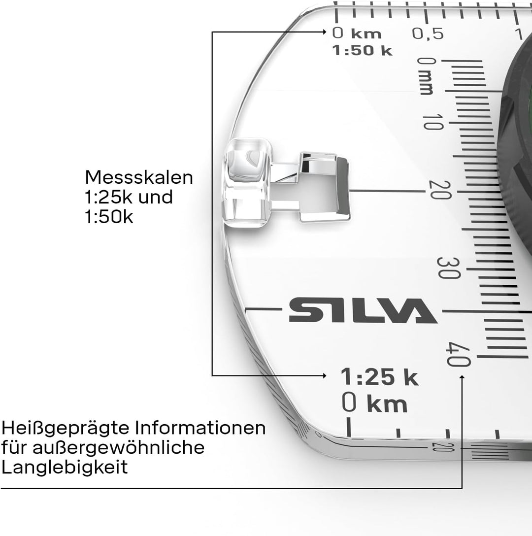 Silva BRÜJULAS Transparente Basis mit Spiegel Terra Ranger S Kompass (MN) SILVA Unisex Erwachsene