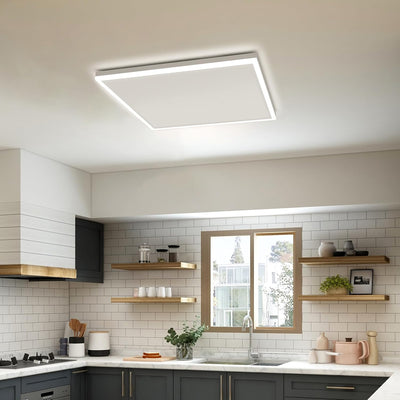 Infrarotheizung mit Thermostat 400 Watt, Deckenheizung Infrarot mit LED Beleuchtung, Infrarotheizung