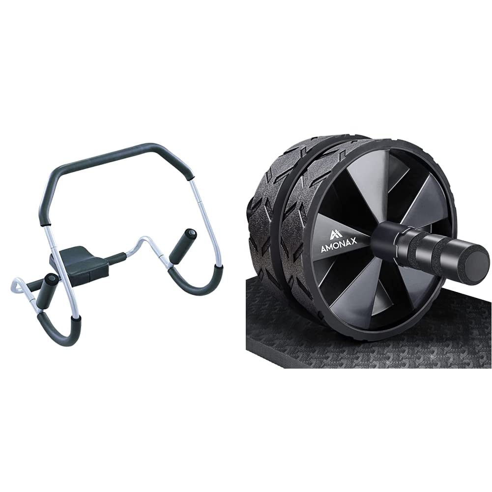 Body Sculpture BB6000 Bauchmuskeltrainer, Grau/Schwarz