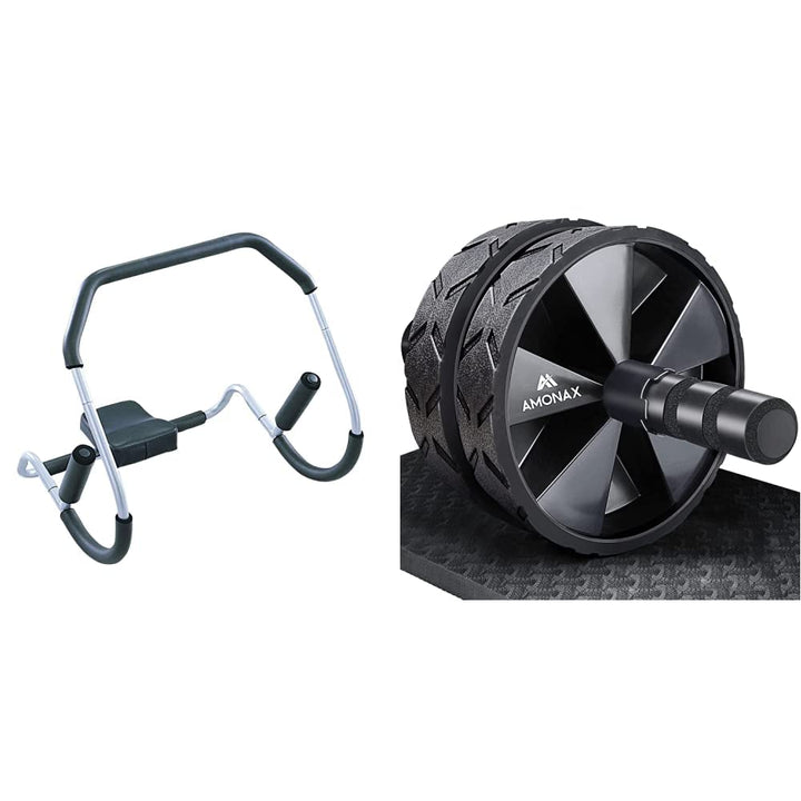 Body Sculpture BB6000 Bauchmuskeltrainer, Grau/Schwarz