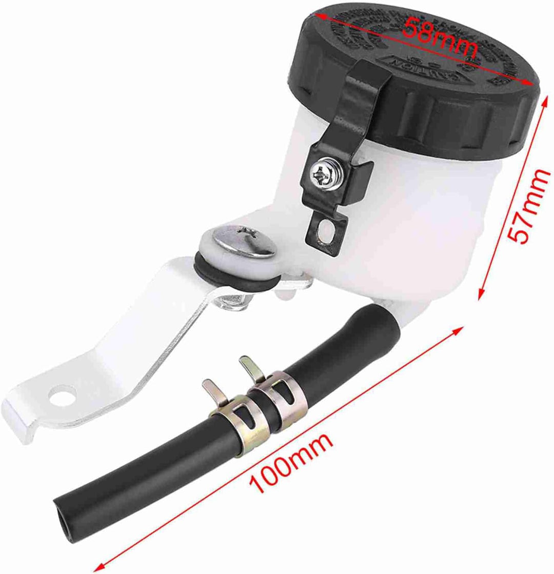 Keenso Motorrad Bremszylinder Bremsflüssigkeitsbehälter, Motorrad Kunststoff Hydraulische Hauptbrems