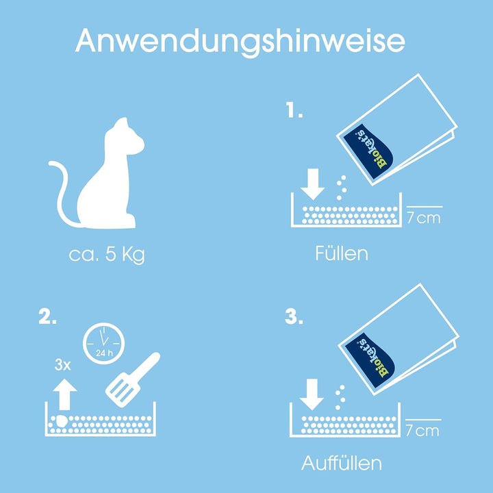 Biokat's Diamond Care Attracting & Care Katzenstreu mit Wohlfühl-Duft - Feine Klumpstreu aus Bentoni