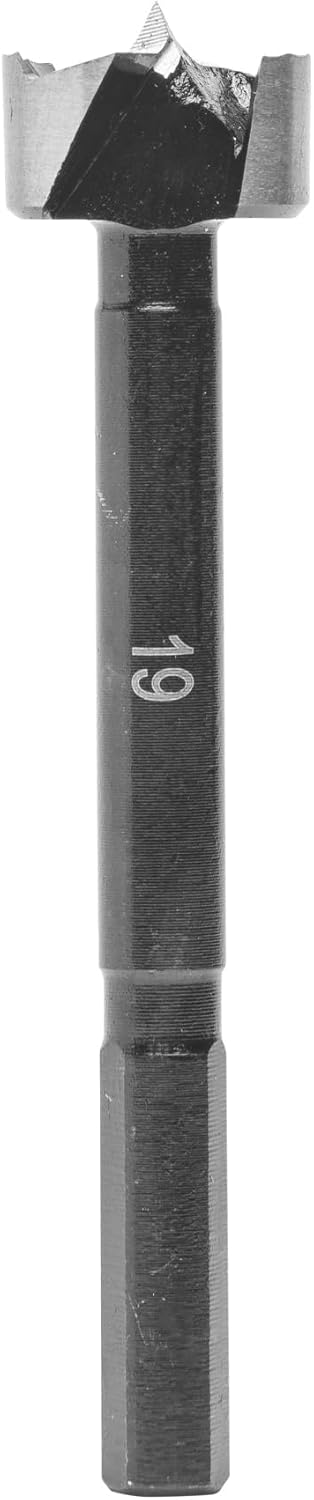 ENT 40019 Forstnerbohrer "Wave Cutter" Durchmesser (D) 19 mm, NL 60 mm, GL 90 mm, S 8 mm, SL 30 mm D