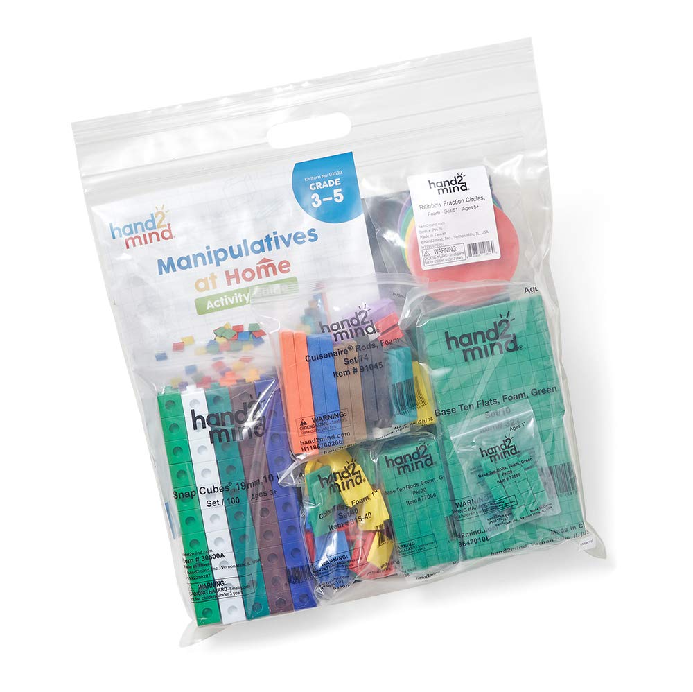 Learning Resources Homeschooling-Greifobjekte-Set (8-10 Jahre), Mathematik-Unterrichtsset, Besser le