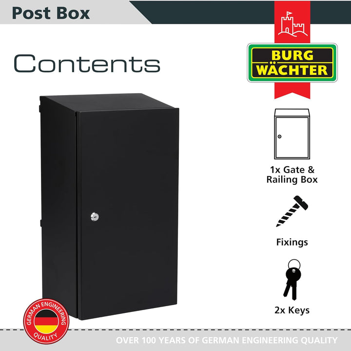 G2 Trading Company 080 Sicherer Tor und Geländer Box – Schwarz