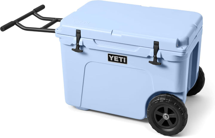 YETI Tundra Haul Wheeled Cool Box, Insulated Hard Cooler Big Sky Blue, Big Sky Blue