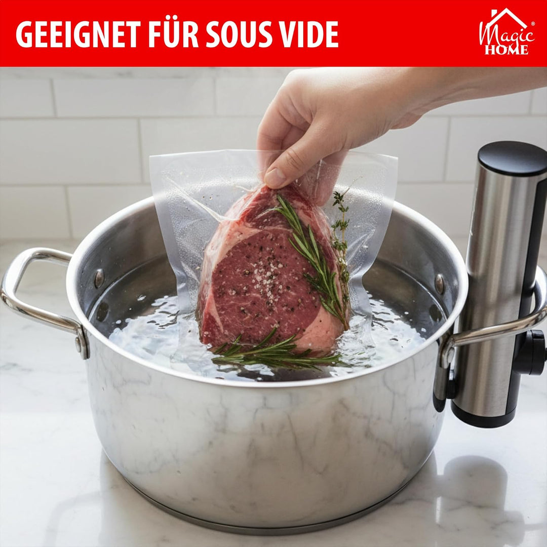 MAGIC HOME Vakuumiergerät & Vakuumierer | Vakuumiergerät für Lebensmittel & Folienschweissgerät | Va