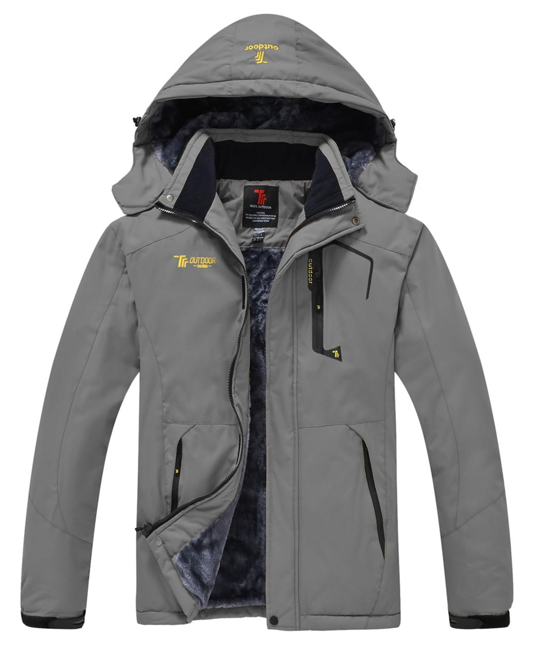 YSENTO Herren Skijacke Winterjacke Softshelljack Wasserdicht Warm Gefüttert Outdoor Funktionsjacke m