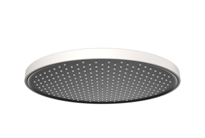 Regenduschkopf D2211R rund - Ø 25,4 cm - Anti-Kalk - Farbe wählbar, Farbe:Weiss/Schwarz matt Weiss /