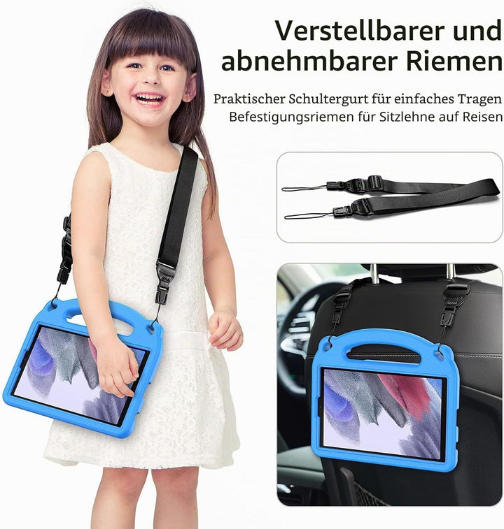 Kinder Hülle für Samsung Galaxy Tab A7 Lite 8,7 Zoll 2021 (SM-T227/T225/T220), Eva Leicht Stossfest