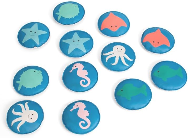 BS Toys Spielzeug See - Kinder Tauchspielzeug für Geschicklichkeitsspiel - ab 6 Jahren - Fühlmemory