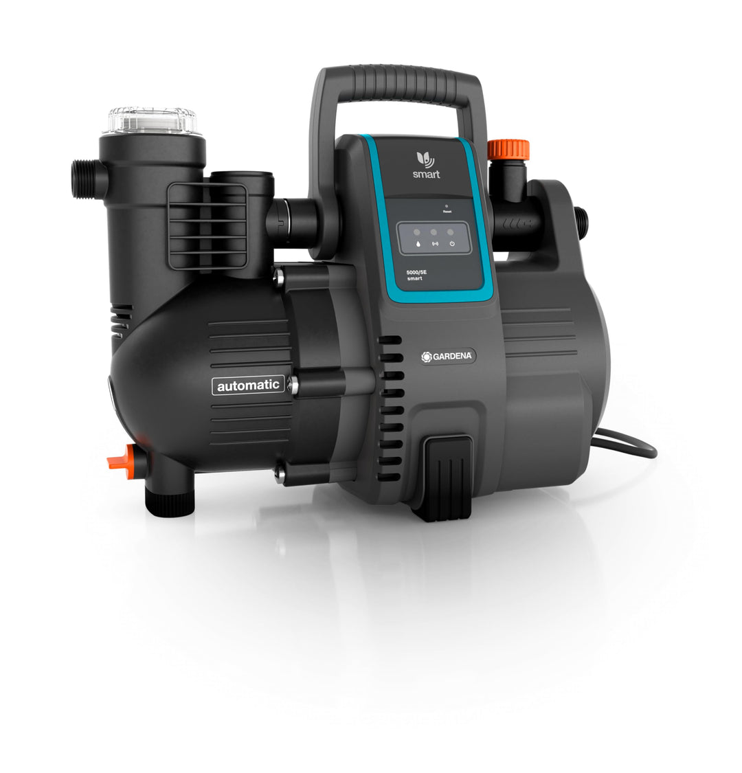 Gardena smart Pressure Pump: Hauswasserautomat via App / Tablet steuerbar, Fördermenge 5000 l/h, war