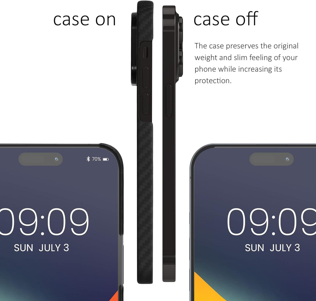 kalibri Schutzhülle kompatibel mit Apple iPhone 14 Pro Max - Hülle Aramid - Handy Cover Case Handyhü