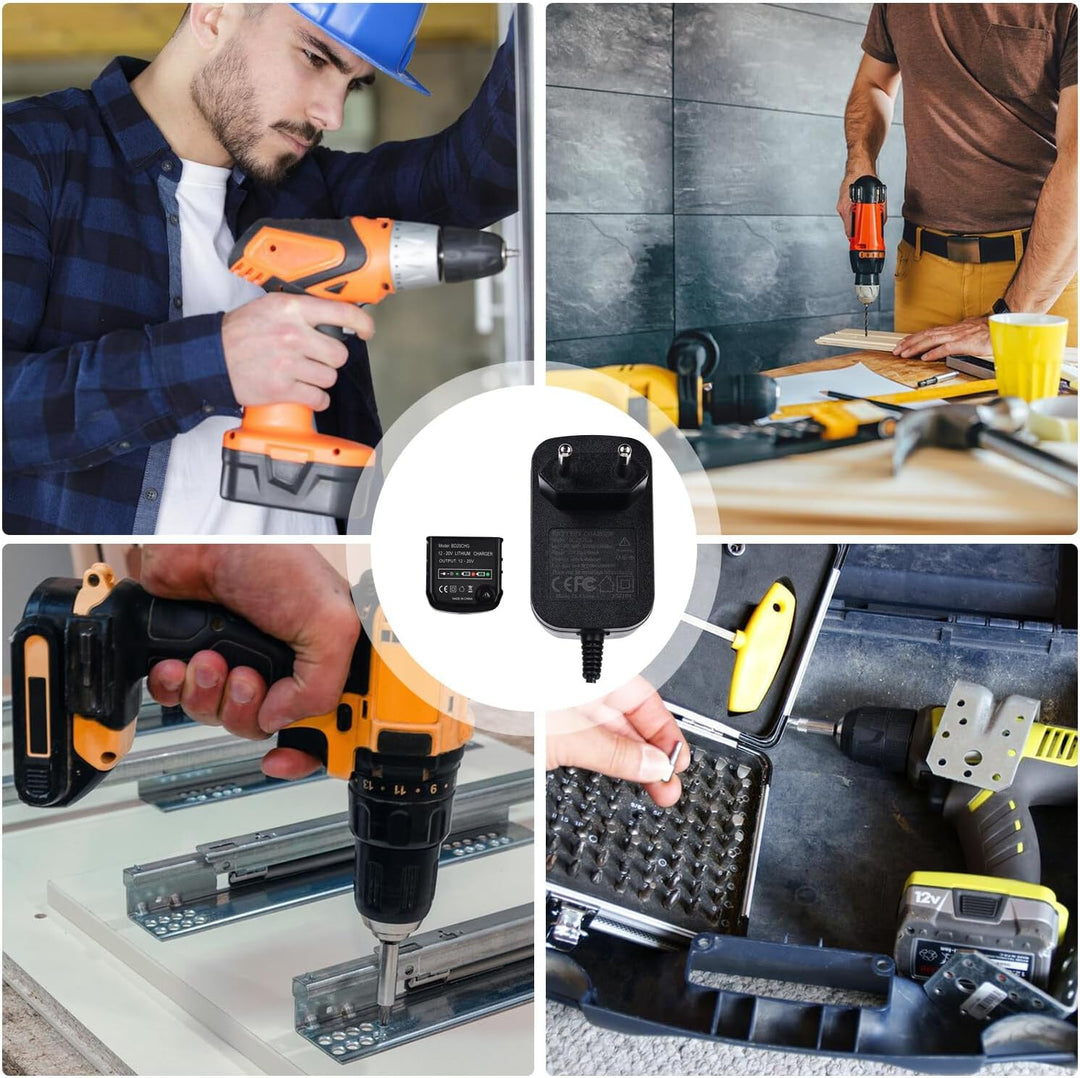 Ladegerät Kompatibel mit Black & Decker: Ladegerät 18V/20V Lithium-Akku für Black & Decker 10,8V/14,
