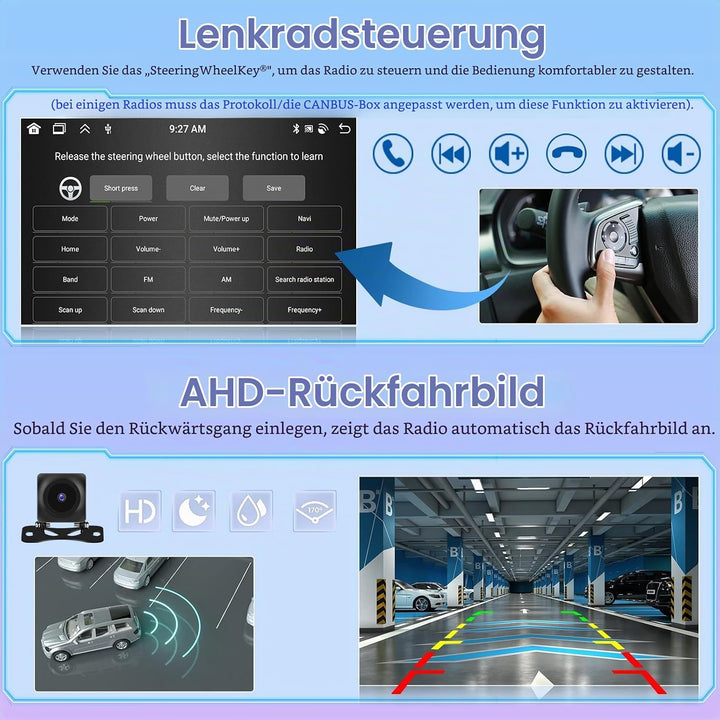 [8Cores 4G+64G] Hikity Autoradio Android 13 Für VW Golf 5 V Golf 6 Passat EOS Polo Jetta 7&